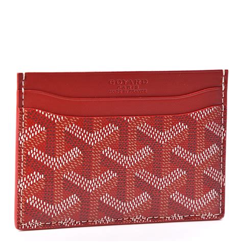 goyard red card holder price|goyard card holder price.